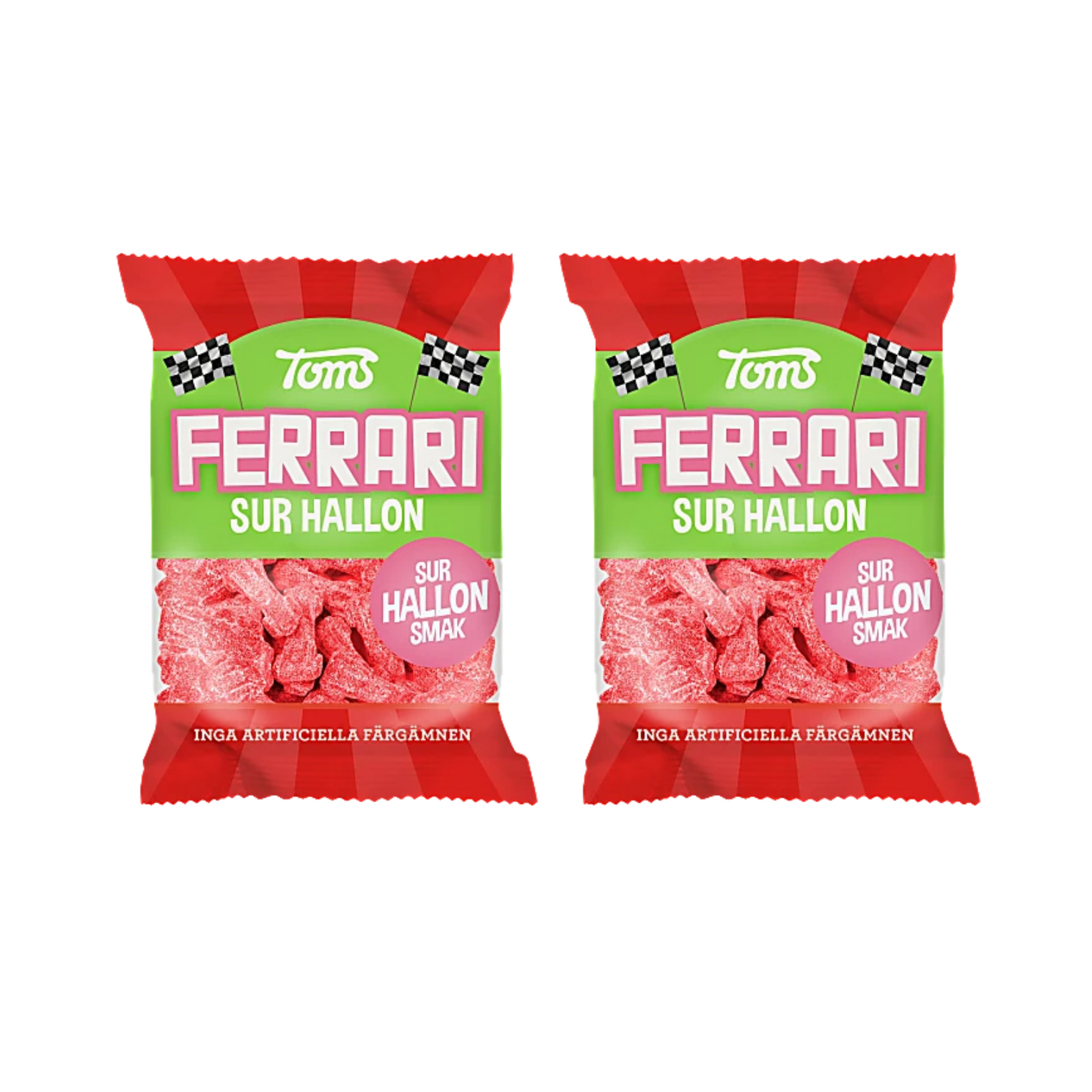 Sour Raspberry Cars 120g
