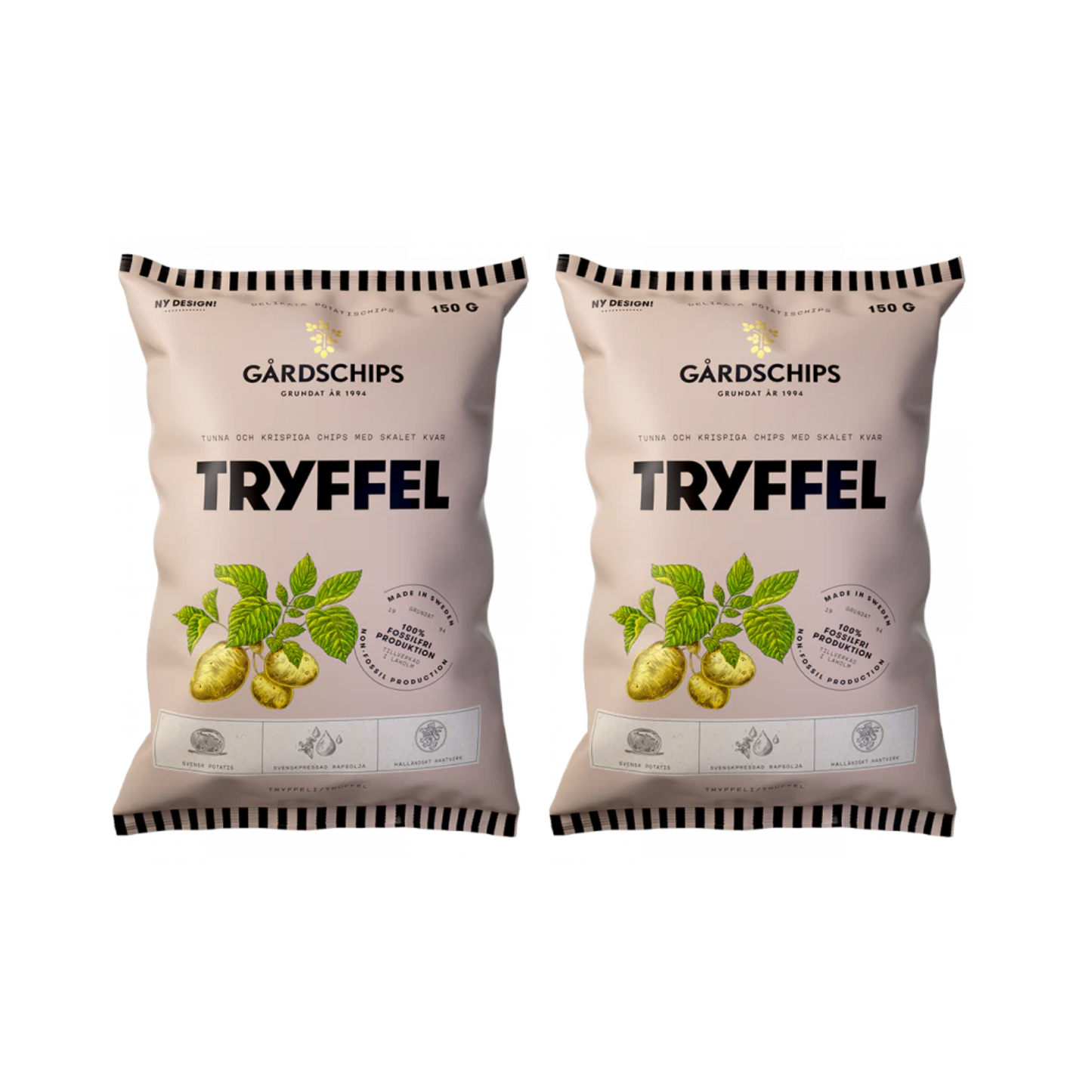 Truffle Potato Chips 150g By Gårdschips