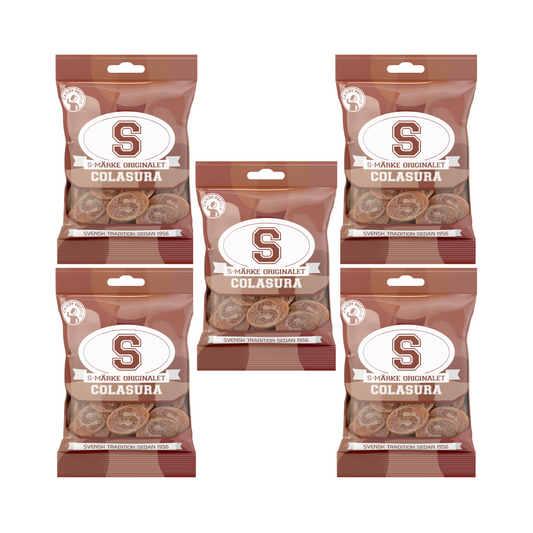 S-Märke Cola Sour Candy Bags 80g By Candy People