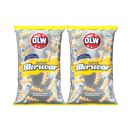 OLW Screws Lightly Salted 100g