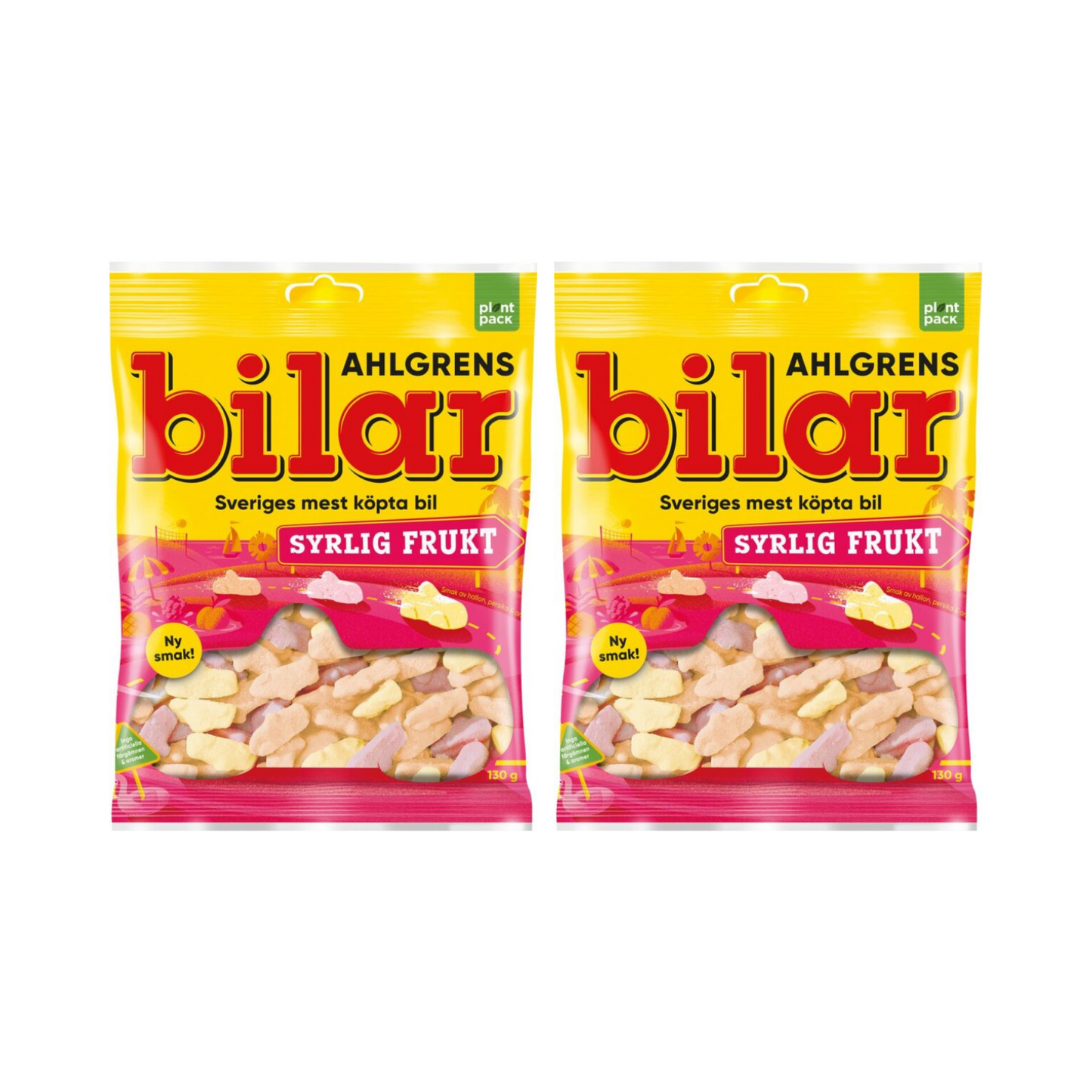 Ahlgrens Bilar Sour Fruit 130g