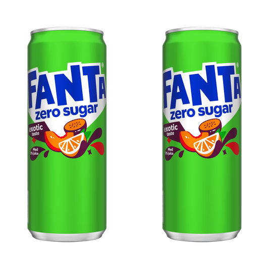 Fanta Exotic Zero Sugar Soda 33CL