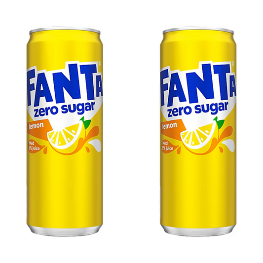 Fanta Lemon Citrus Zero Sugar Soda 33CL