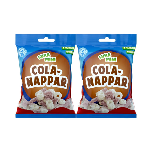 Sour Cola Bottle Gummies – 70g Candy People Fruity Chewy Sour Candy