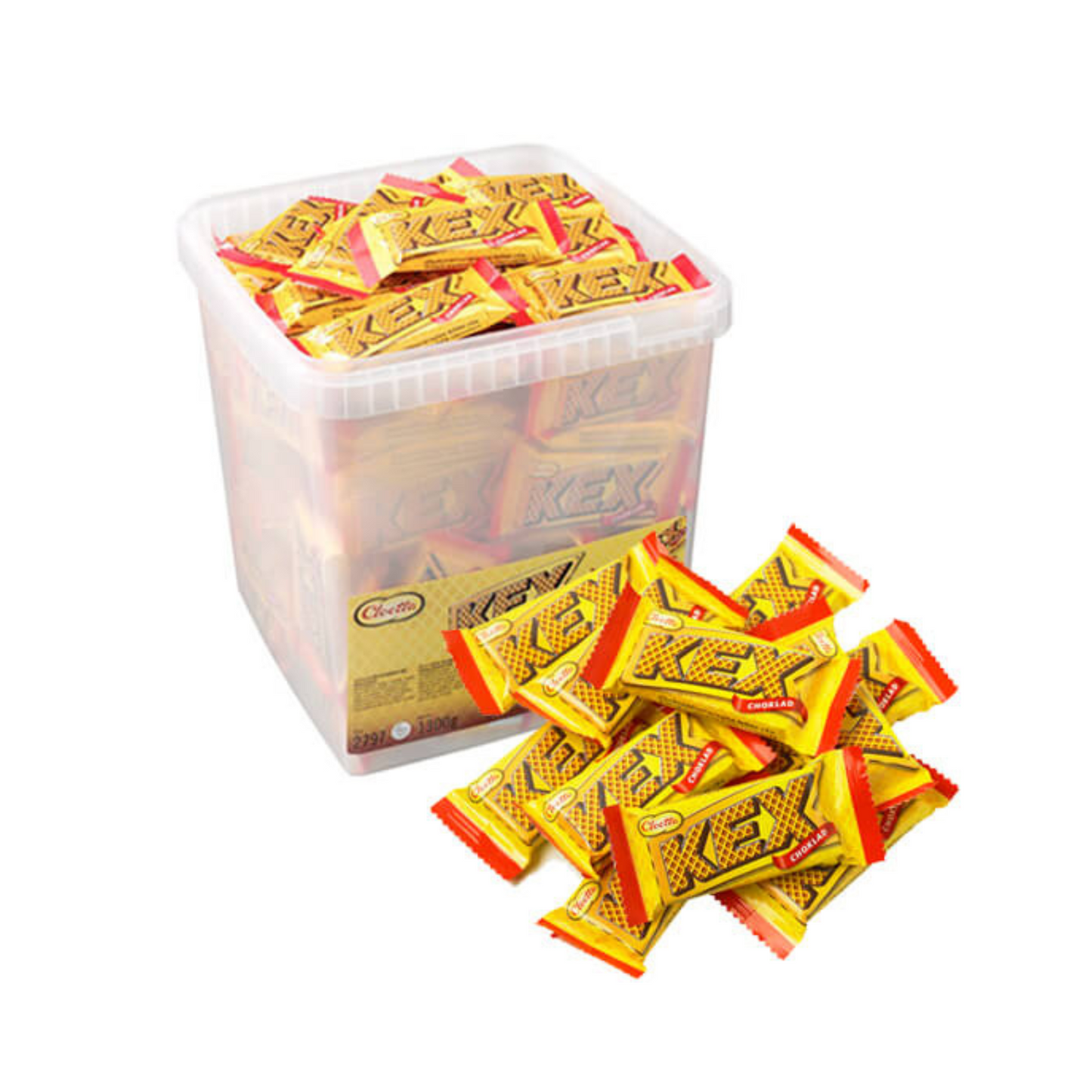 Mega Pack Cloetta Kex Mini – 120 Pieces – Swedish Chocolate Wafer Candy in Bulk for Parties & Events
