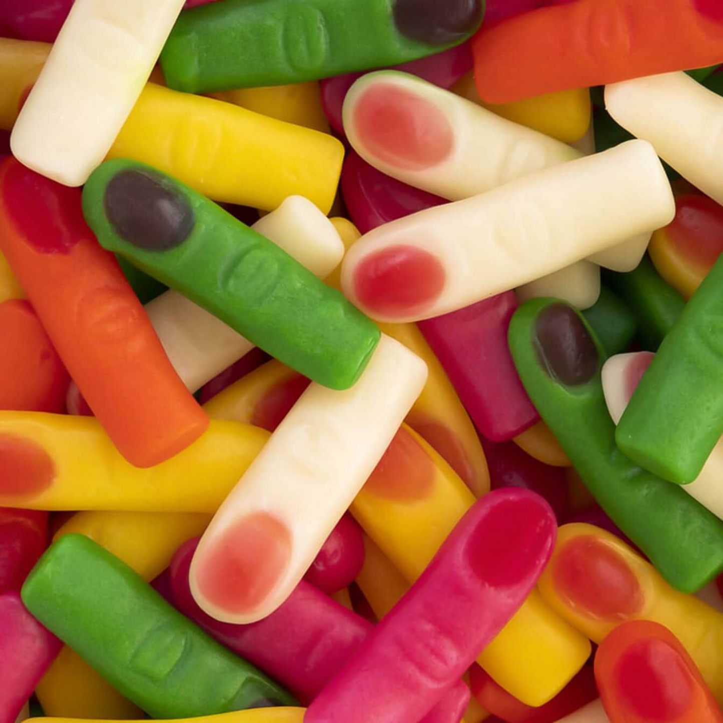Vidal Jelly Fingers Candy 1kg – Fruity Gummy Sweets – Spooky Halloween Finger