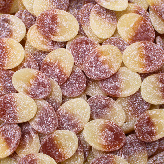 S-Märke Sour Peach & Cola – Swedish Fruity Chewy Sour Gummies