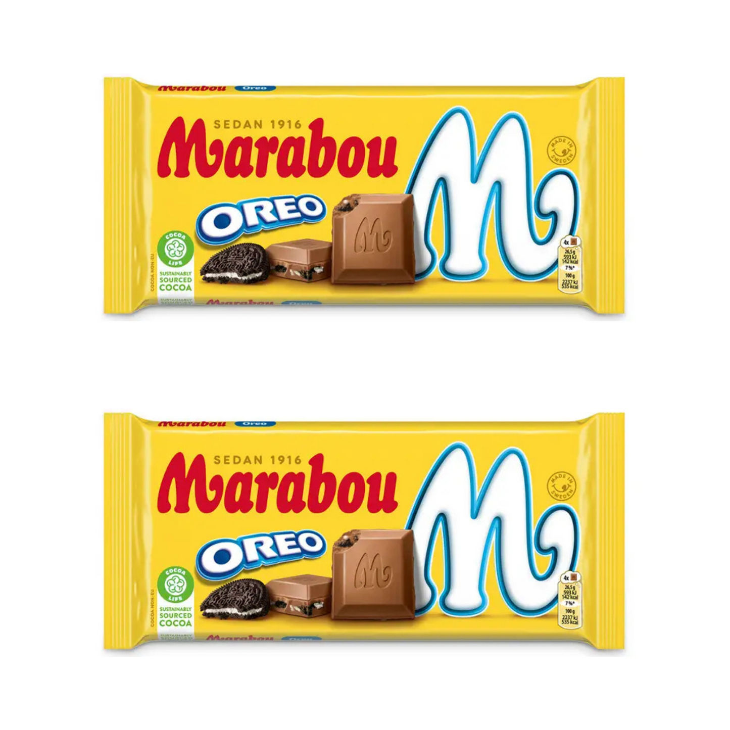 Oreo Chocolate Bar 185g By Marabou