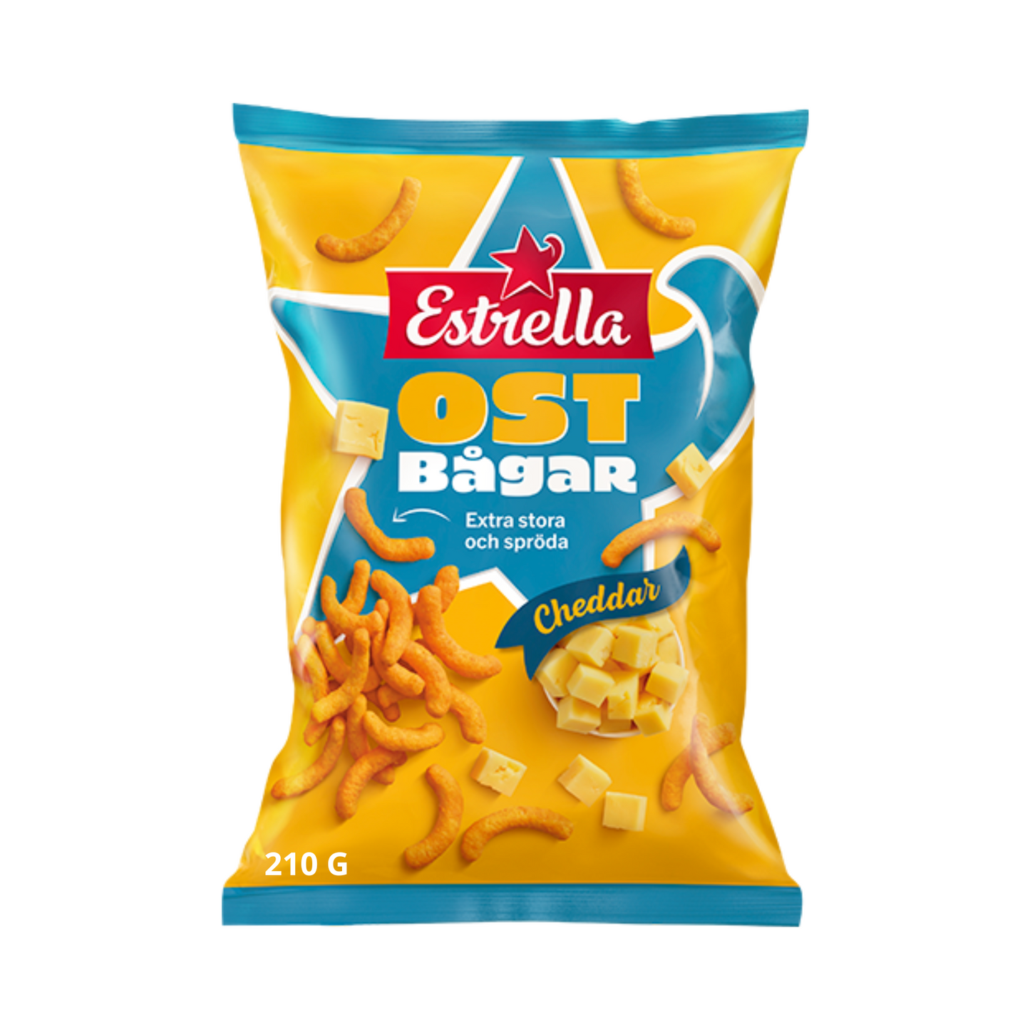 3-Pack Estrella Cheddar Chips Bundle 560g
