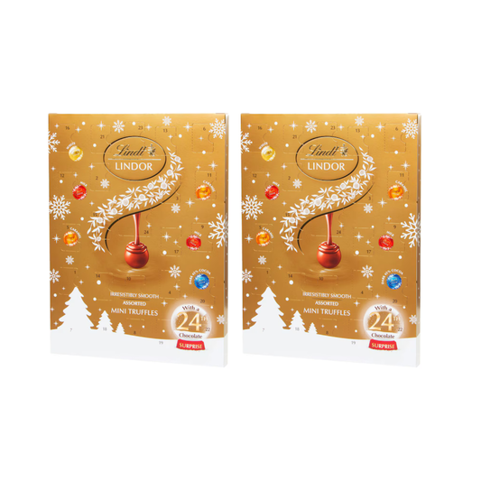 Lindt LINDOR Advent Calendar 117g – Swiss Chocolate Truffle Christmas Calendar