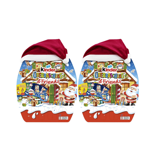 Kinder Surprise & Friends Advent Calendar 431g – Chocolate Christmas Calendar Gift