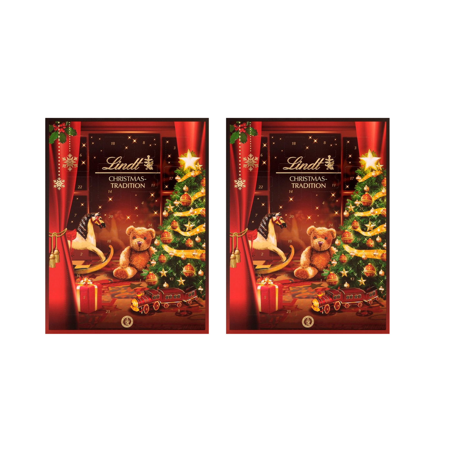 Lindt Advent Calendar Christmas Edition 253g – Swiss Chocolate Holiday Gift Box