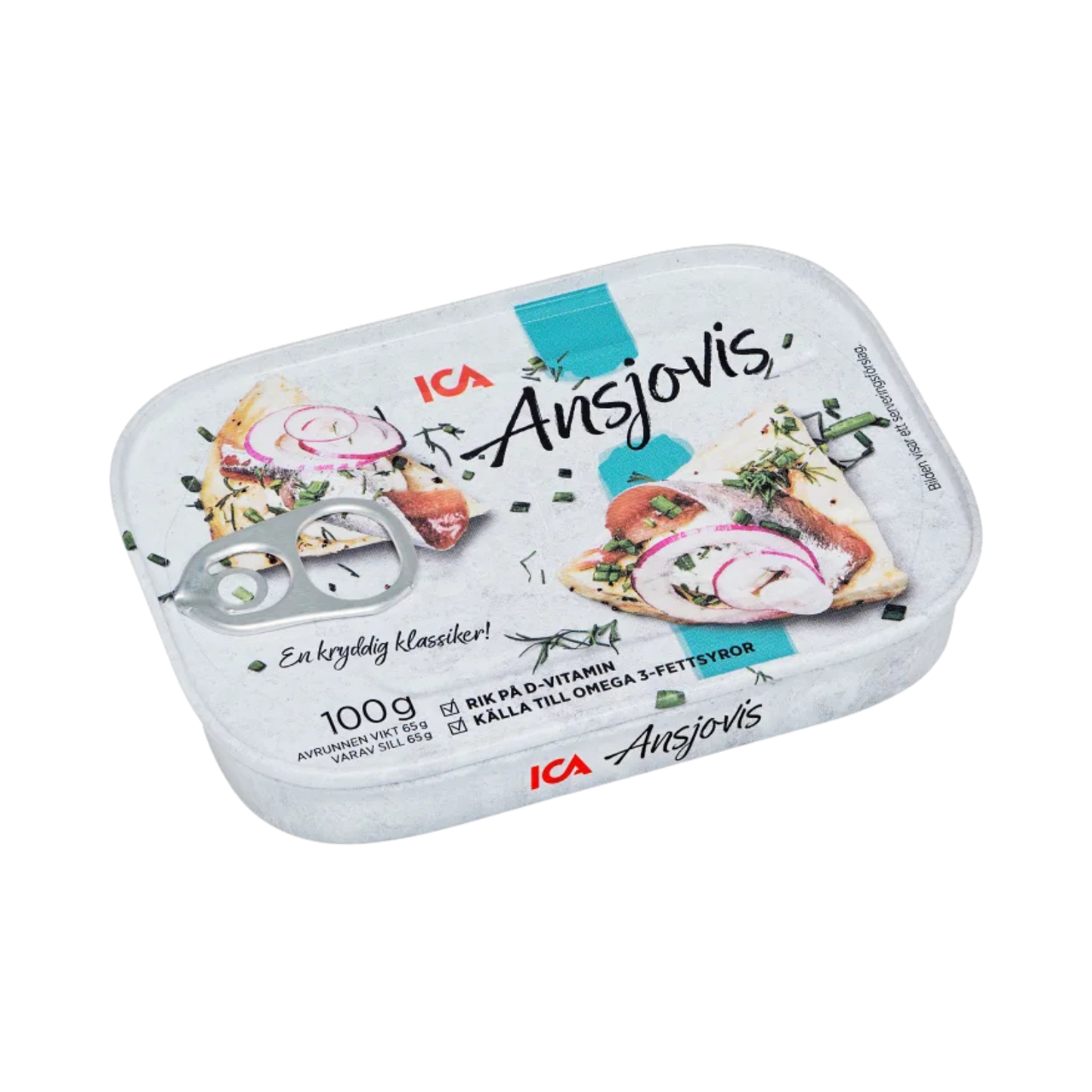 ICA Swedish Anchovies 100g – Classic Scandinavian Fish Flavor