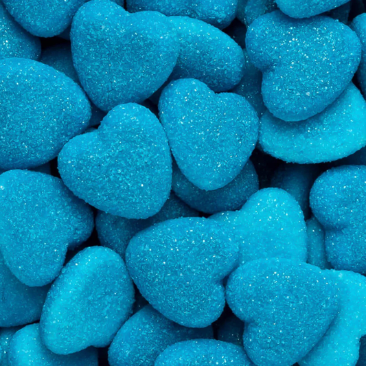 Blue Razz Hearts 1 Kg