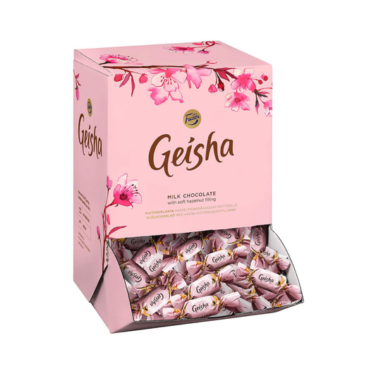 Geisha Mini Milk Chocolate Bars with Hazelnut Filling