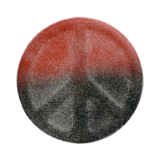 Peace Sign Strawberry Licorice Candy 80g