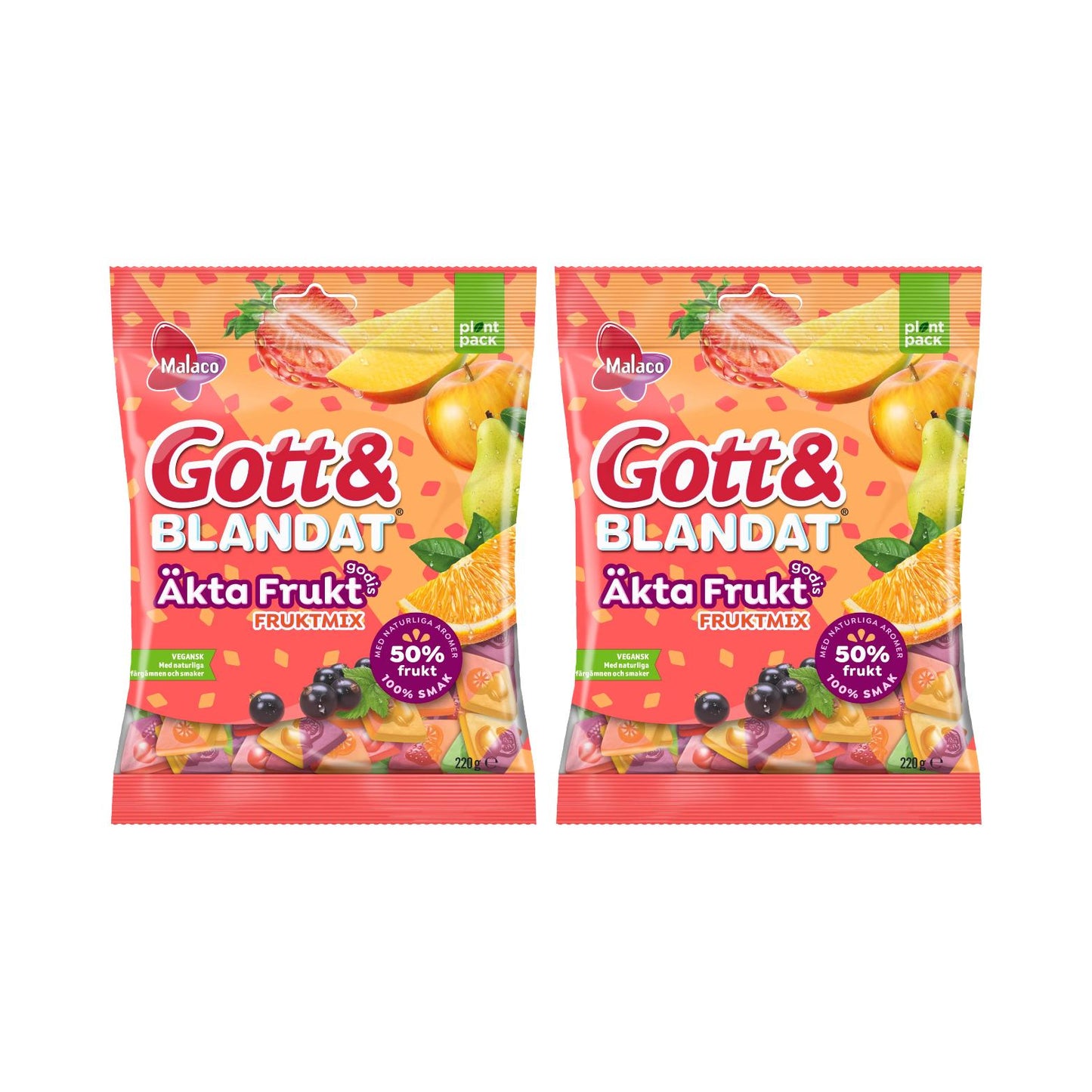 Genuine Candy Fruit Mix 220g By Malaco