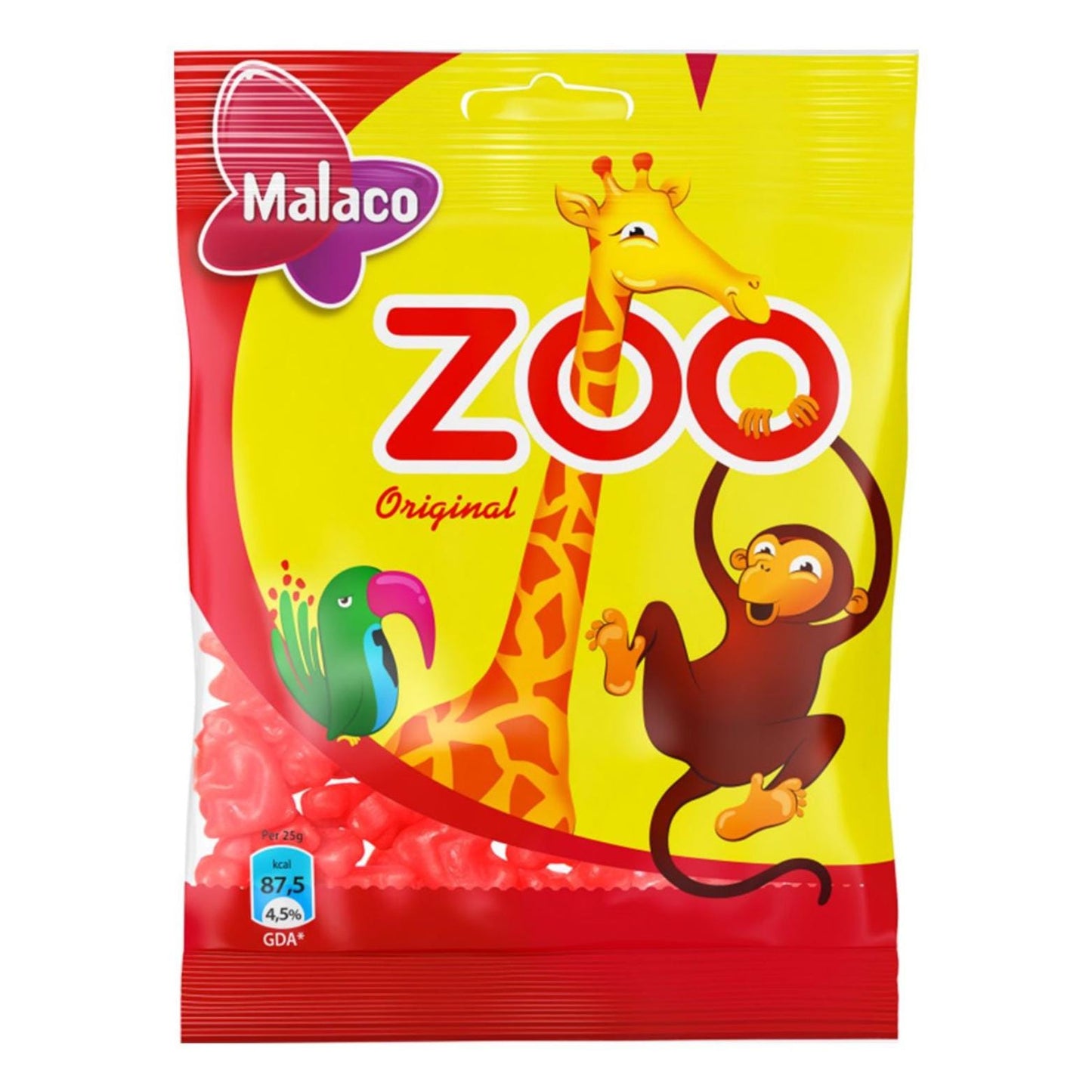 Zoo Animal Shaped Gummies 80g By Malaco