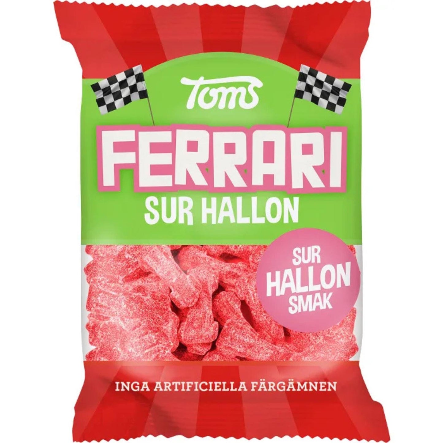 Sour Raspberry Gummies 120g By Toms Ferrari