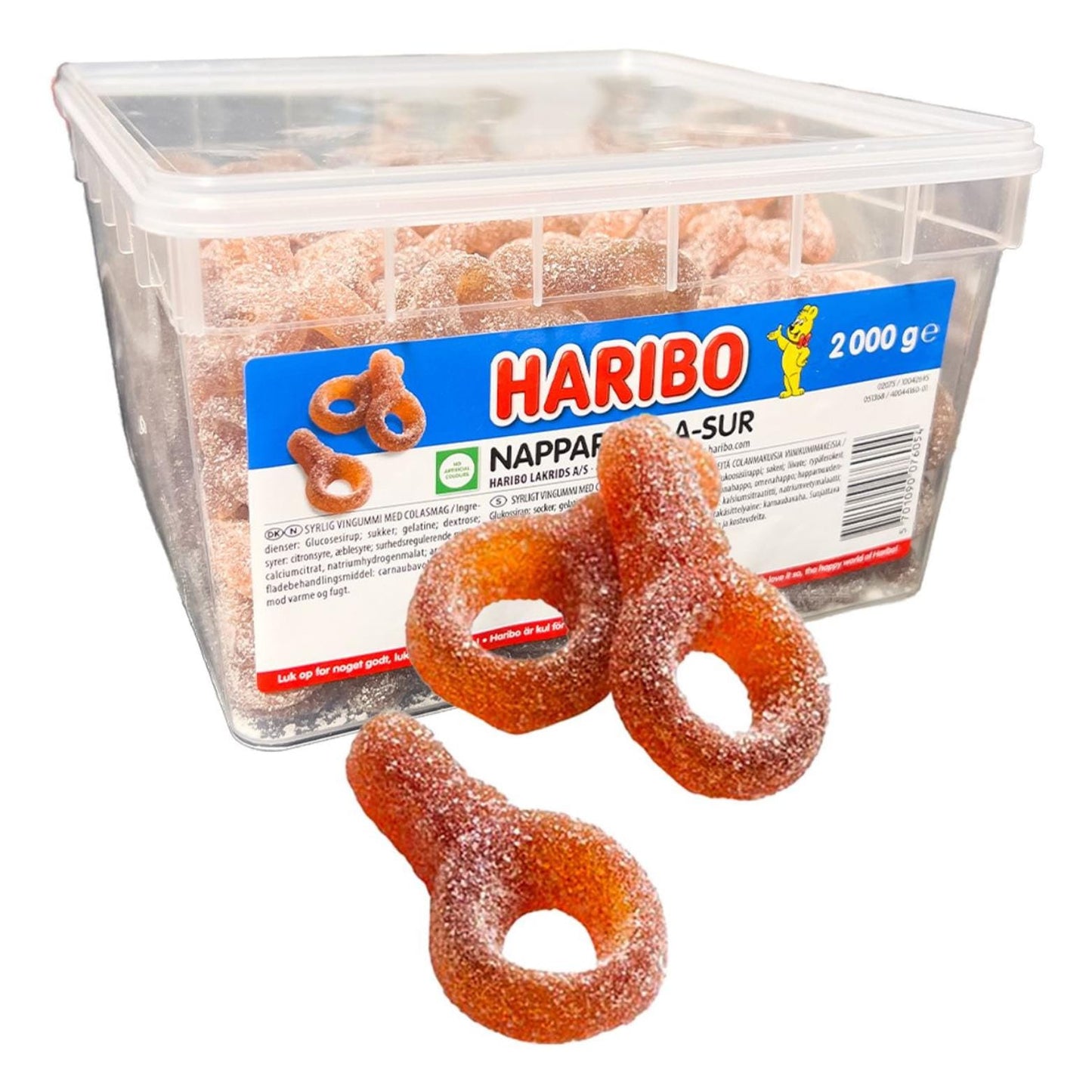 Sour Cola Nappies Candy By Haribo