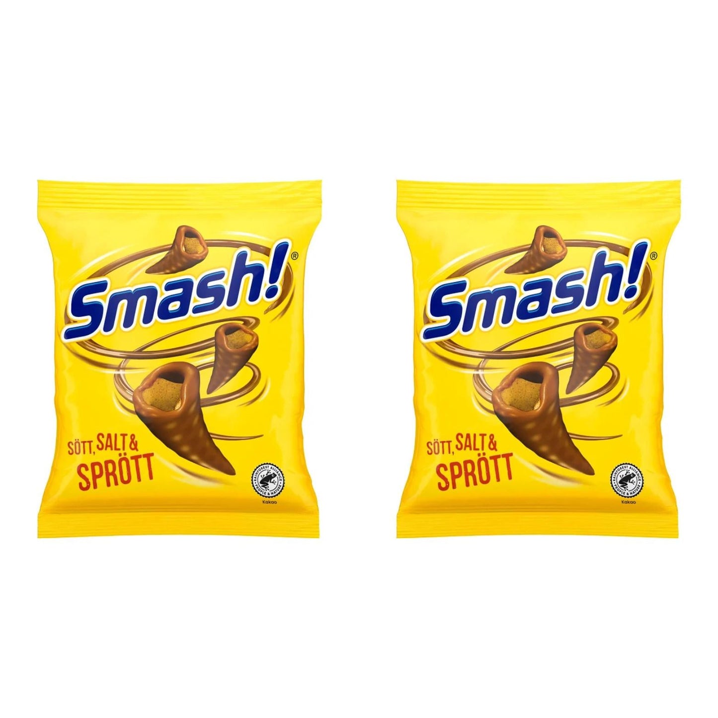 Smash Chocolate Coated Cones 100g By OLW