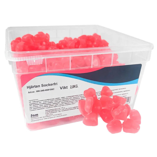 Sugar Free Strawberry Hearts