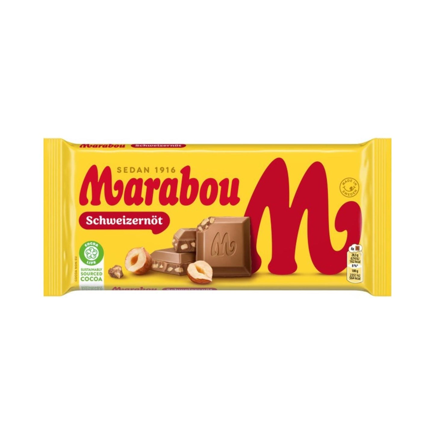 Swiss Nut Chocolate 200g By Marabou