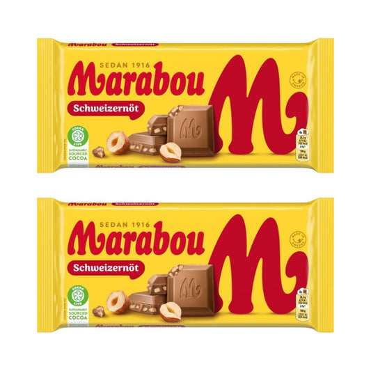 Swiss Nut Chocolate 200g By Marabou