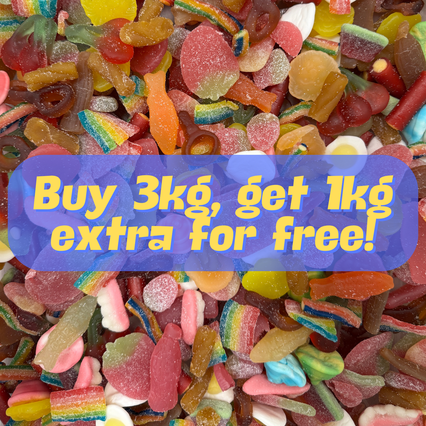 Swedish Lösgodis DEAL of the week! Buy 3kg, get 1kg extra for free!