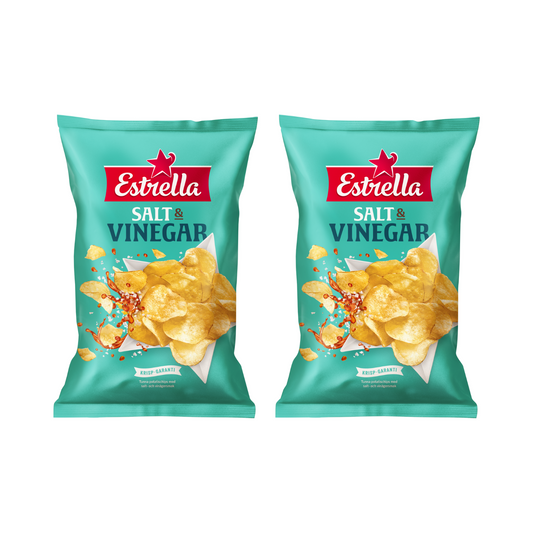 Salt & Vinegar Chips 175g By Estrella