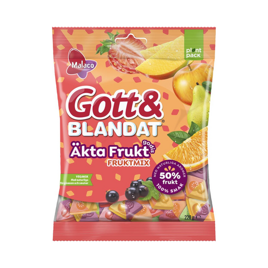 Genuine Candy Fruit Mix 220g By Malaco