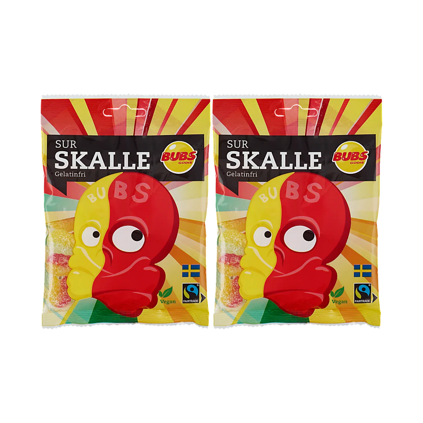 Bubs Sour Skulls 90g