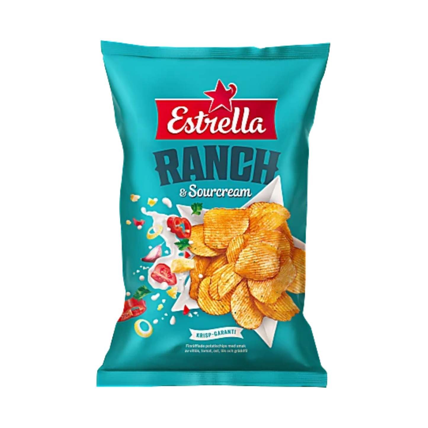 Ranch & Sour Cream Chips 275g By Estrella