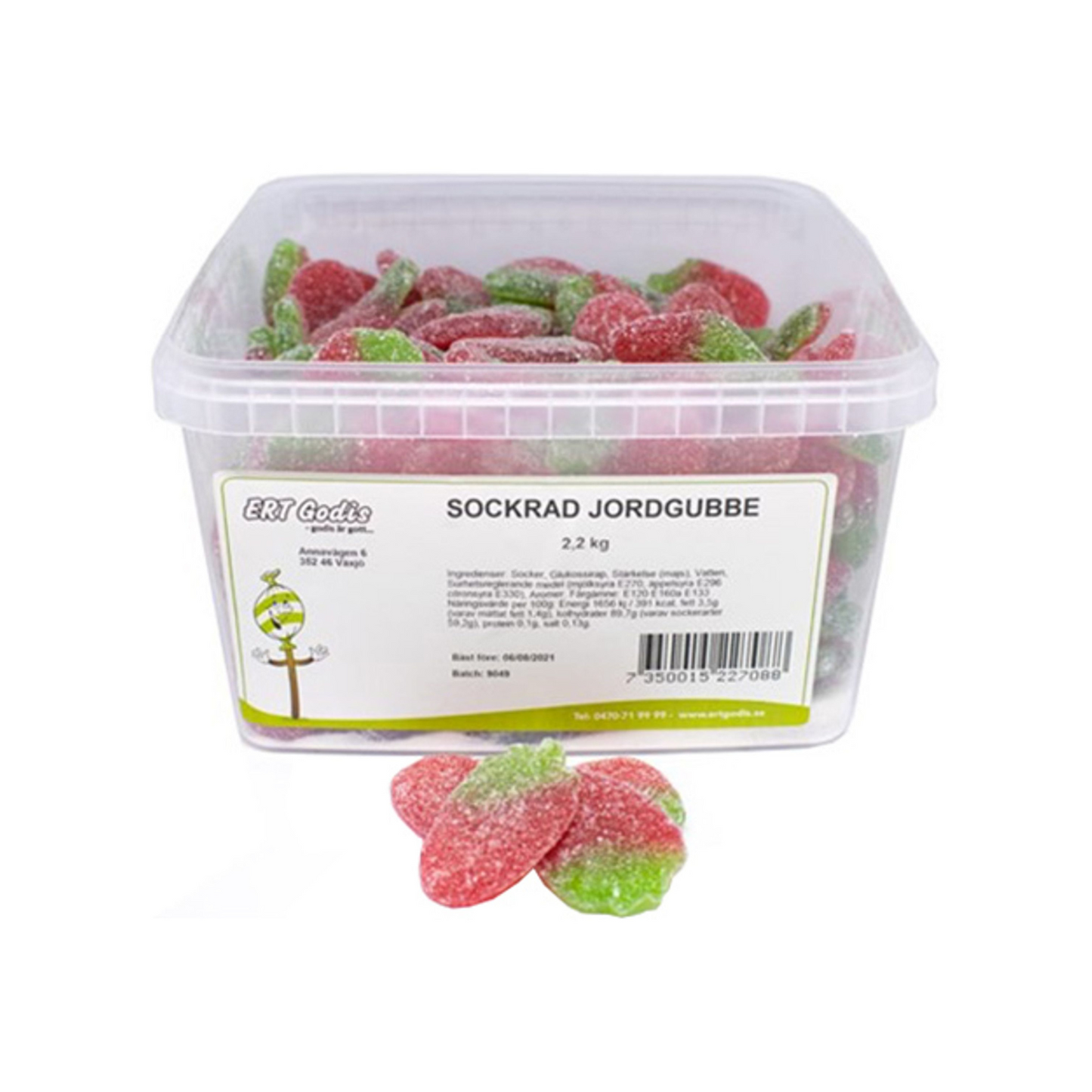 Strawberry Sugared Gummies By Malaco