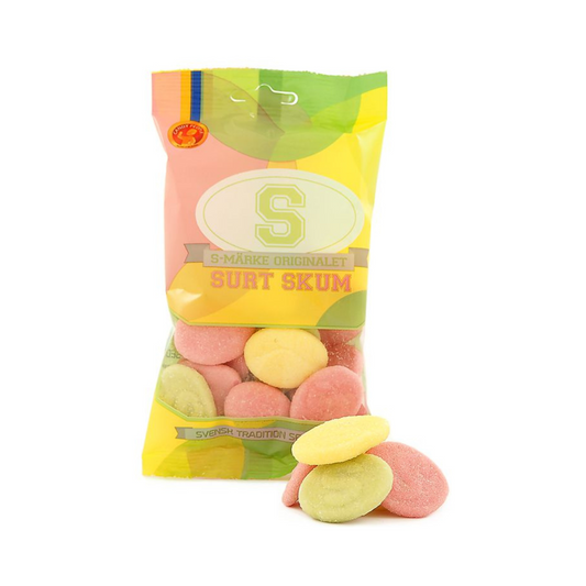 S-märken Sour Foam Gummies 70g By Candy People