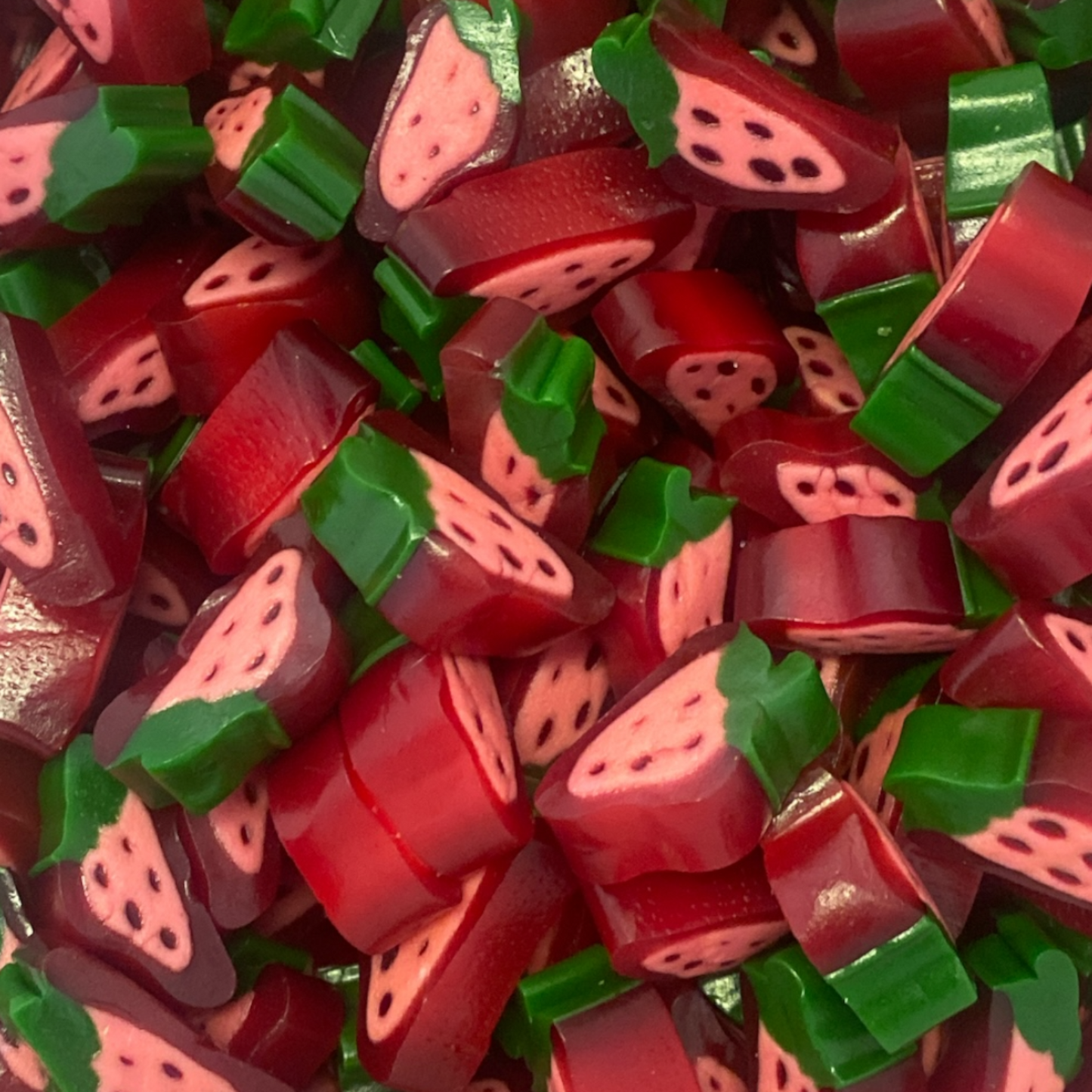 Strawberry Slices Licorice Candy By Vidal