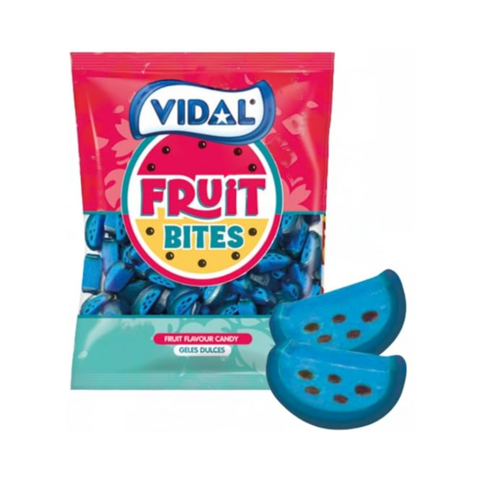 Blue Raspberry Licorice Slices Candy By Vidal