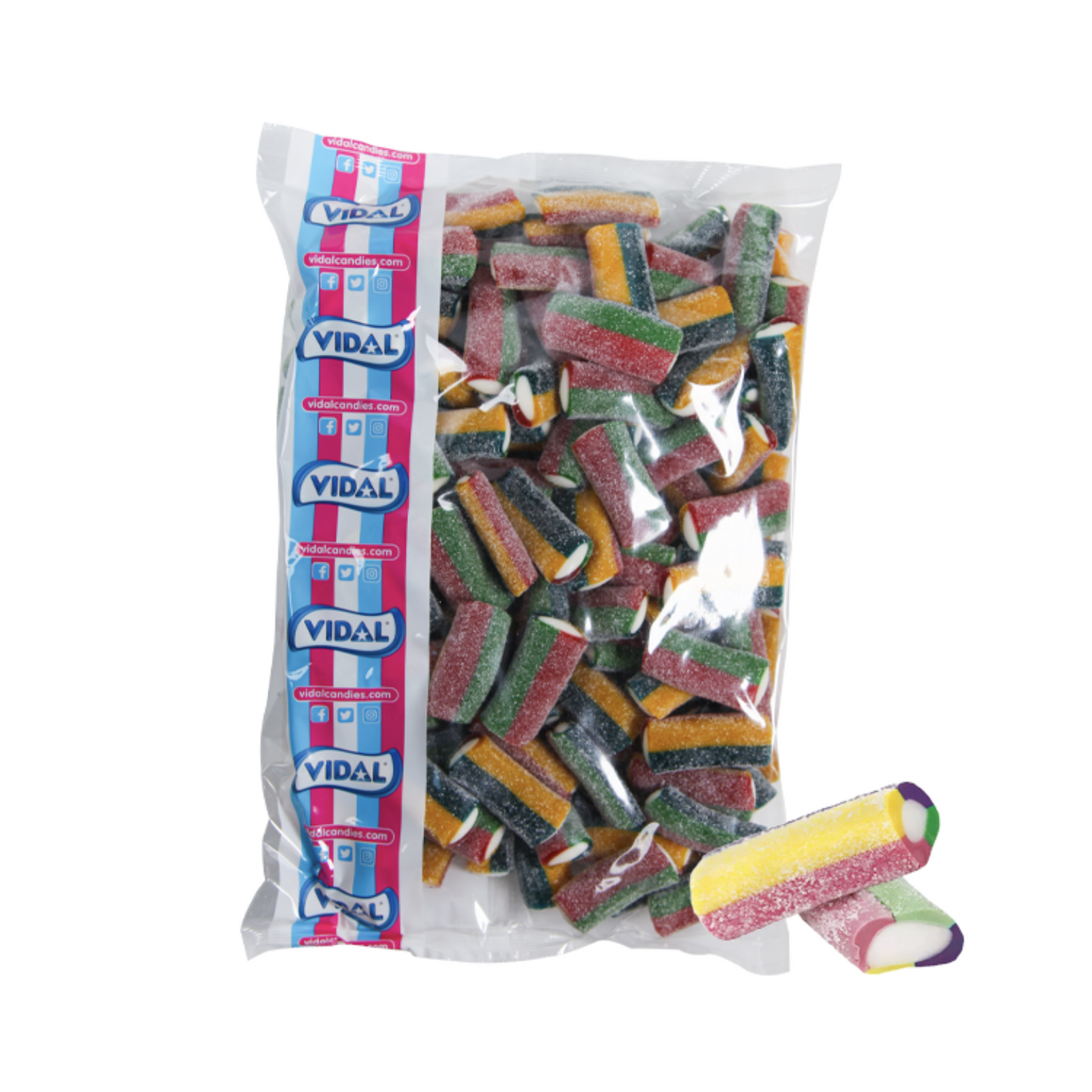 XL Sour Rainbow Candy By Vidal