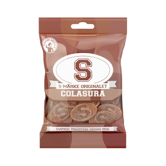 S-Märke Cola Sour Candy Bags 80g By Candy People