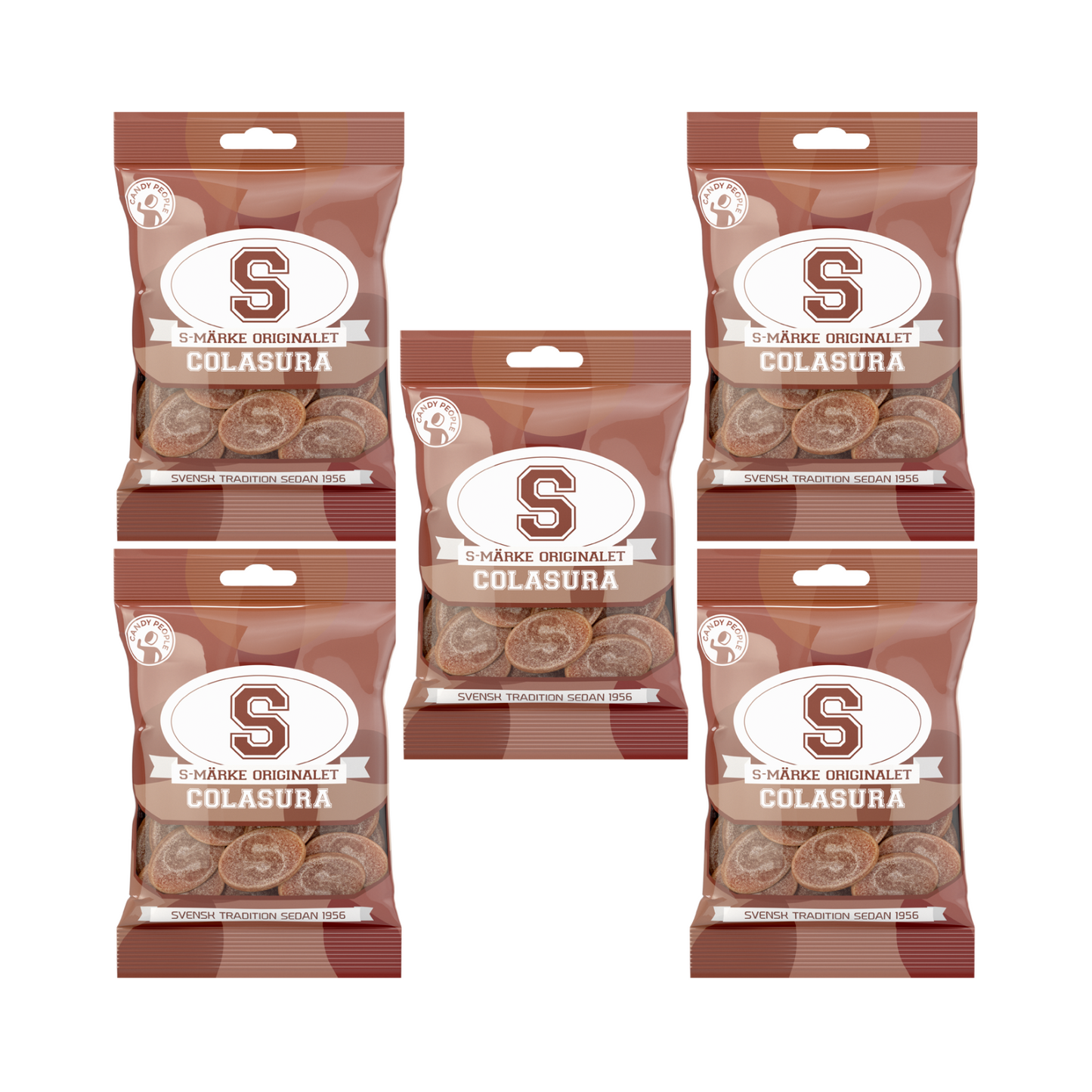 S-Märke Cola Sour Candy Bags 80g By Candy People