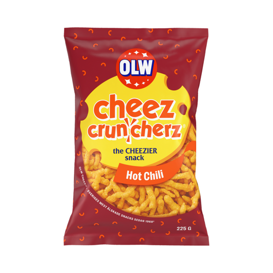 OLW Cheez Cruncherz Hot Chili 225g