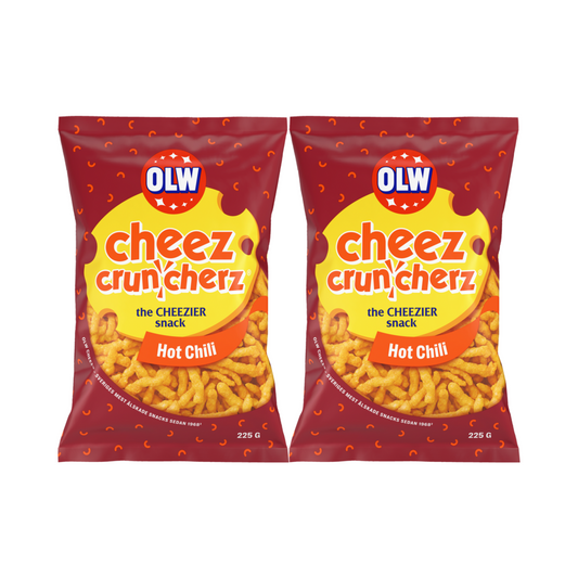 OLW Cheez Cruncherz Hot Chili 225g