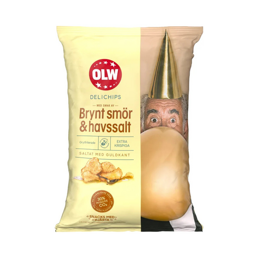 OLW Delichips Browned Butter & Sea Salt 150g