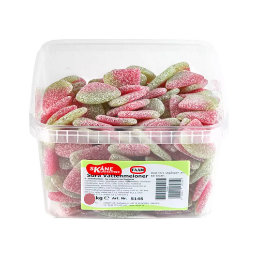 Sour Watermelon Gummies By Skåne Konfektyr