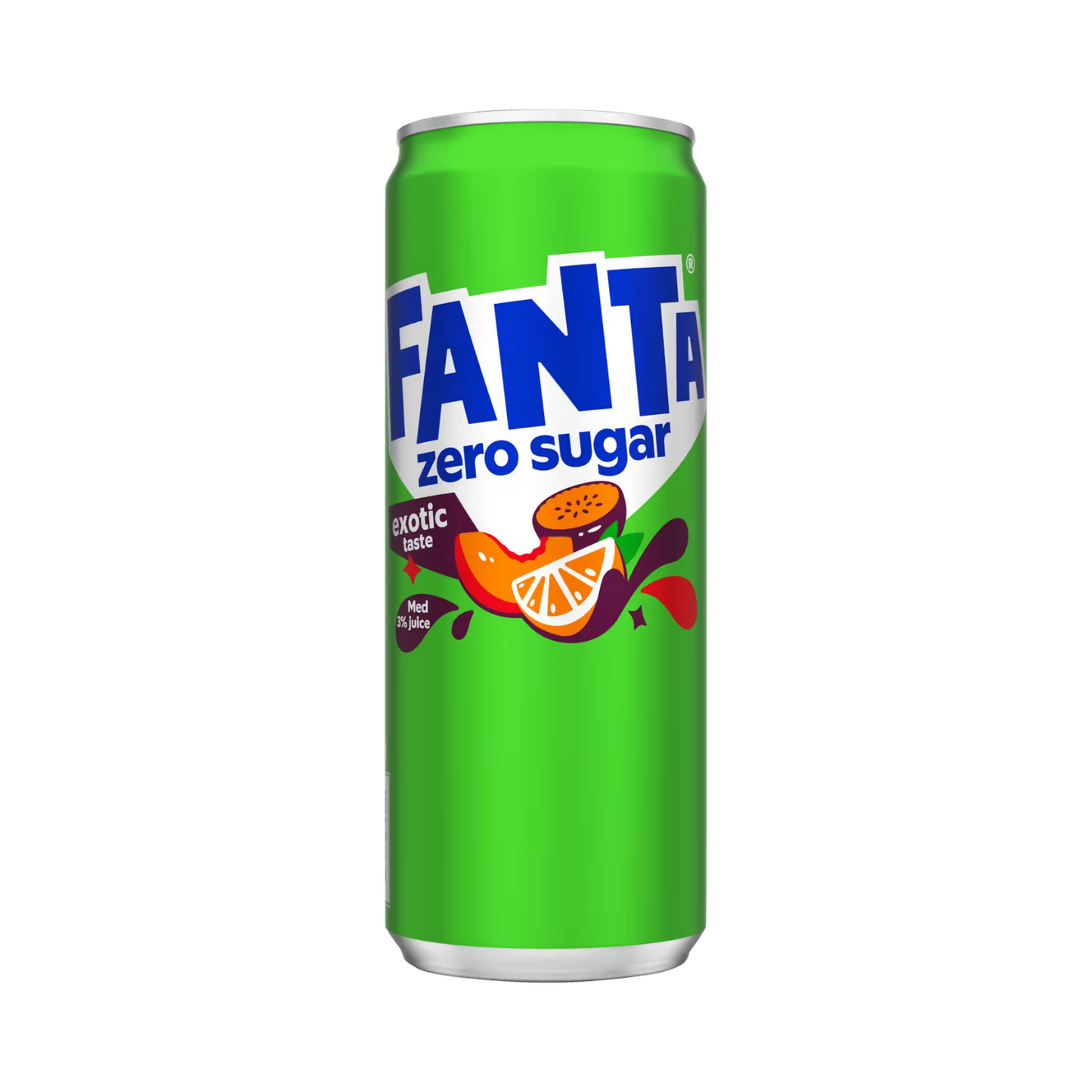 Fanta Exotic Zero Sugar Soda 33CL