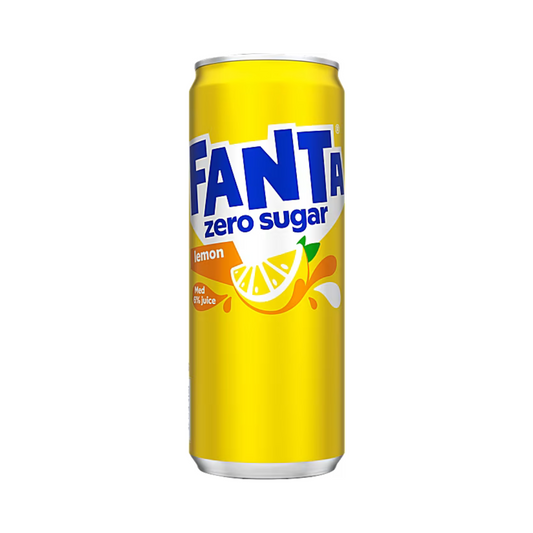 Fanta Lemon Citrus Zero Sugar Soda 33CL