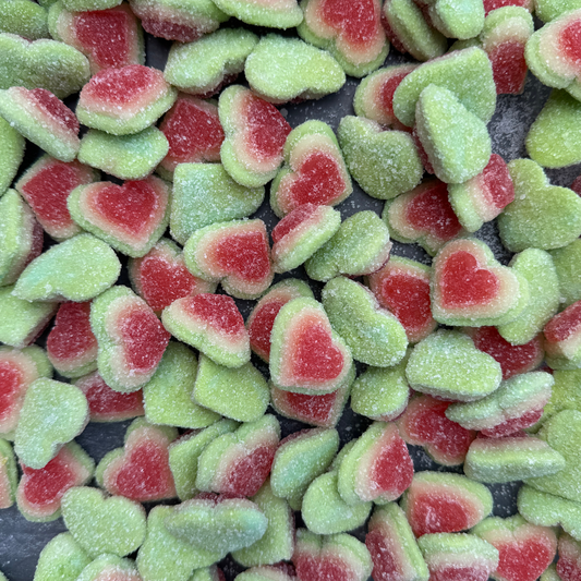 Melon Hearts Gummies By Skåne Konfektyr