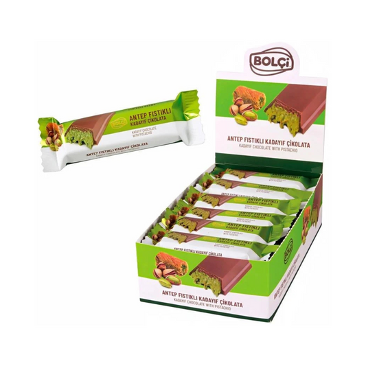 24-Pack Bolci Dubai Chocolate with Kadayif 30g