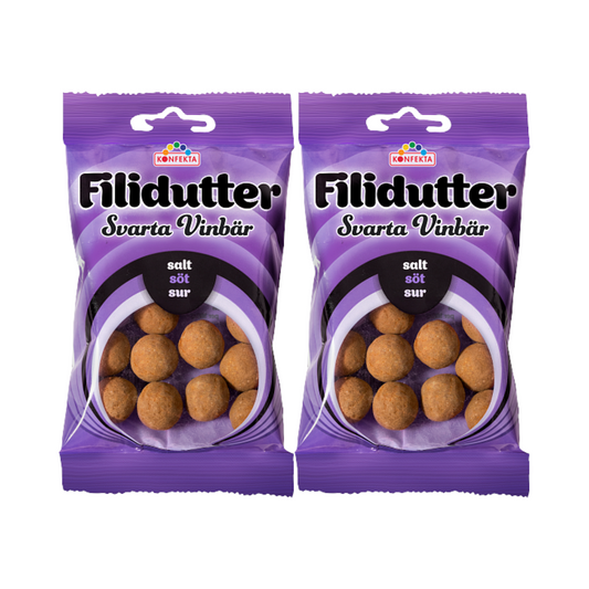 Blackcurrant Licorice Candy By Konfekta 65g