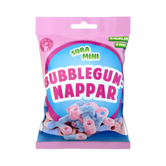 Sour Bubblegum Bottle Gummies 70g By Candy People